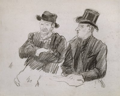 Van Gogh im Gespräch, 1890 von Lucien Pissarro